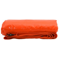Produktbild för Presenning 650g / m² Orange 5 x 7 m Canvas med PVC-beläggning