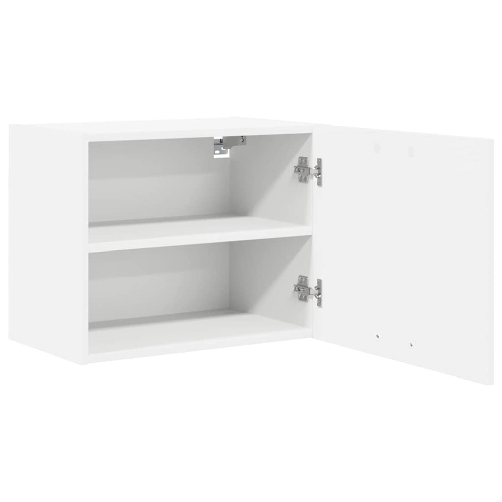 Produktbild för Hängande skåp 2 pcs Vit 50 x 31 x 40 cm Konstruerat trä