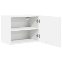 Produktbild för Hängande skåp 2 pcs Vit 50 x 31 x 40 cm Konstruerat trä