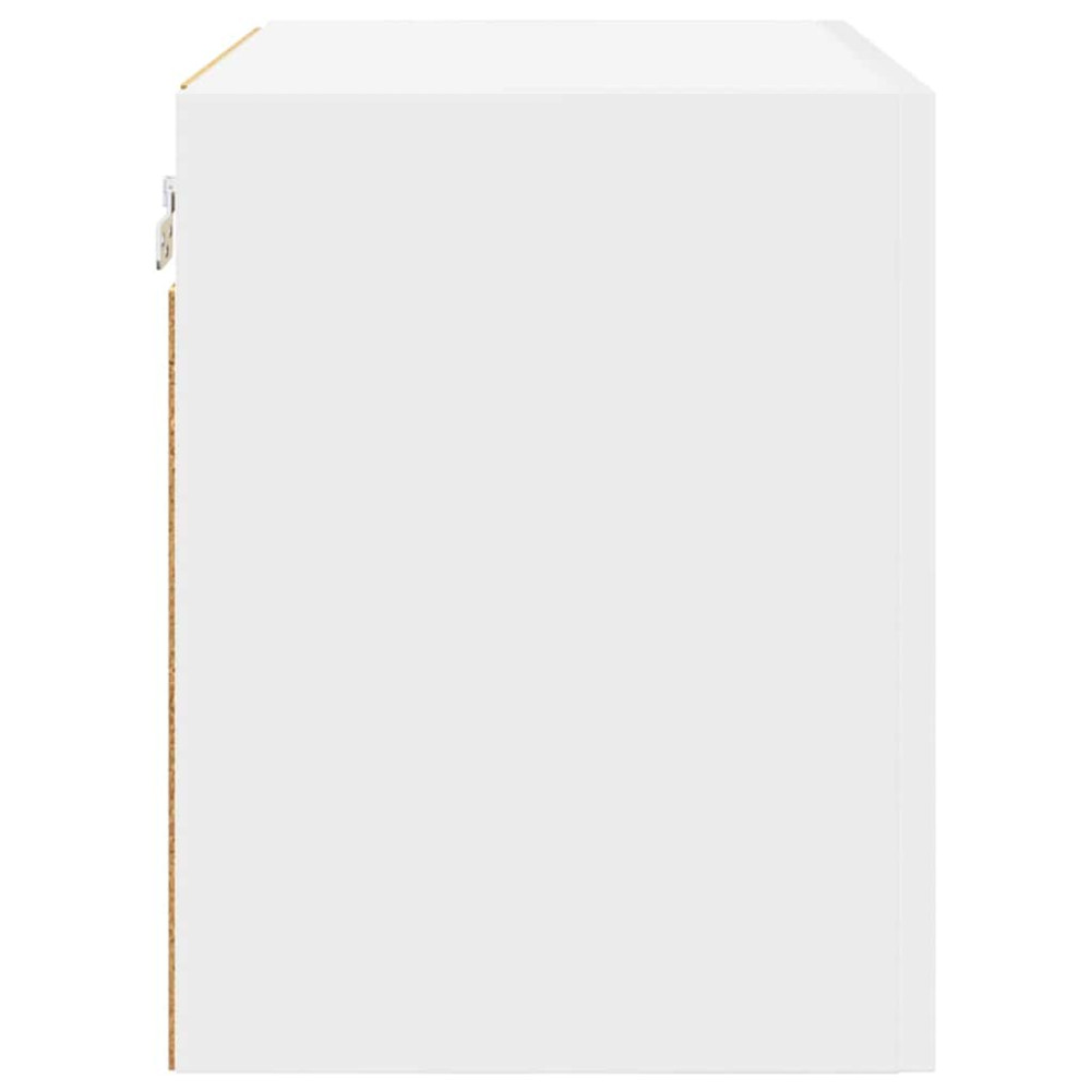 Produktbild för Hängande skåp 2 pcs Vit 50 x 31 x 40 cm Konstruerat trä