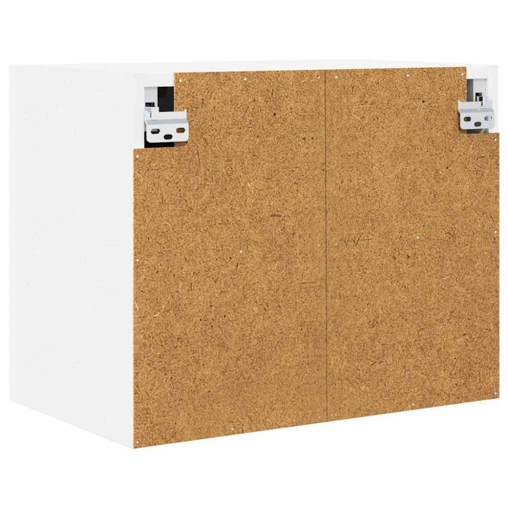 Produktbild för Hängande skåp 2 pcs Vit 50 x 31 x 40 cm Konstruerat trä