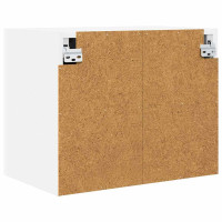 Produktbild för Hängande skåp 2 pcs Vit 50 x 31 x 40 cm Konstruerat trä