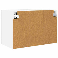 Produktbild för Hängande skåp med dörr 2 pcs Grå Sonoma och vit 60 x 31 x 40 cm