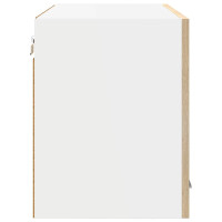Produktbild för Hängande skåp 2 pcs Sonoma-ek 60 x 31 x 40 cm Konstruerat trä