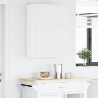Produktbild för Hängande skåp 2 pcs Vit 30 x 31 x 80 cm Konstruerat trä