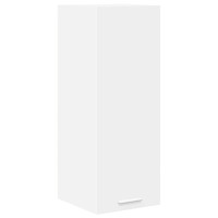 Produktbild för Hängande skåp 2 pcs Vit 30 x 31 x 80 cm Konstruerat trä