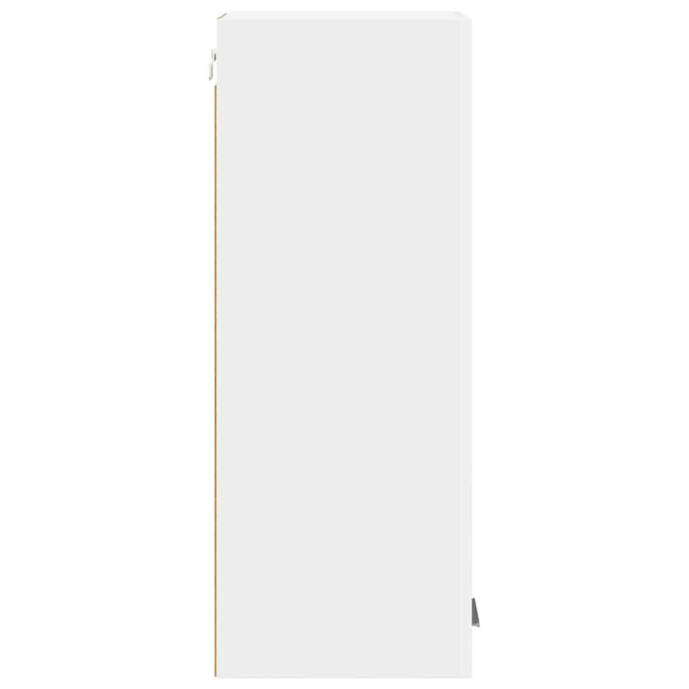 Produktbild för Hängande skåp 2 pcs Vit 30 x 31 x 80 cm Konstruerat trä