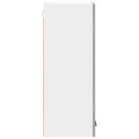 Produktbild för Hängande skåp med dörr 2 pcs Grå Sonoma och vit 30 x 31 x 80 cm