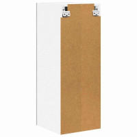 Produktbild för Hängande skåp med dörr 2 pcs Grå Sonoma och vit 30 x 31 x 80 cm