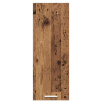 Produktbild för Hängande skåp Gamla trä och vit 30 x 31 x 80 cm Konstruerat trä