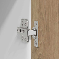 Produktbild för Hängande skåp med dörr 2 pcs Artisan ek och vit 30 x 31 x 80 cm