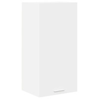 Produktbild för Hängande skåp med lagring Vit 40 x 31 x 80 cm Konstruerat trä