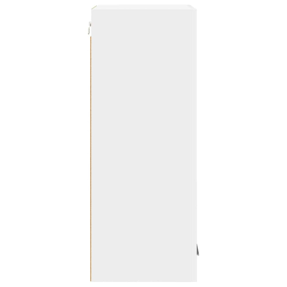 Produktbild för Hängande skåp med lagring Vit 40 x 31 x 80 cm Konstruerat trä