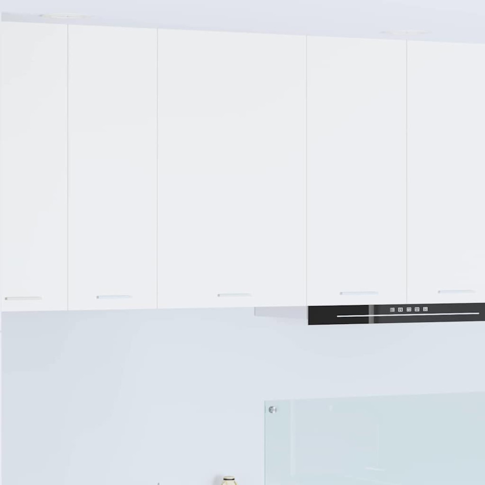 Produktbild för Hängande skåp med lagring Vit 50 x 31 x 80 cm Konstruerat trä