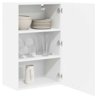 Produktbild för Hängande skåp med lagring Vit 50 x 31 x 80 cm Konstruerat trä