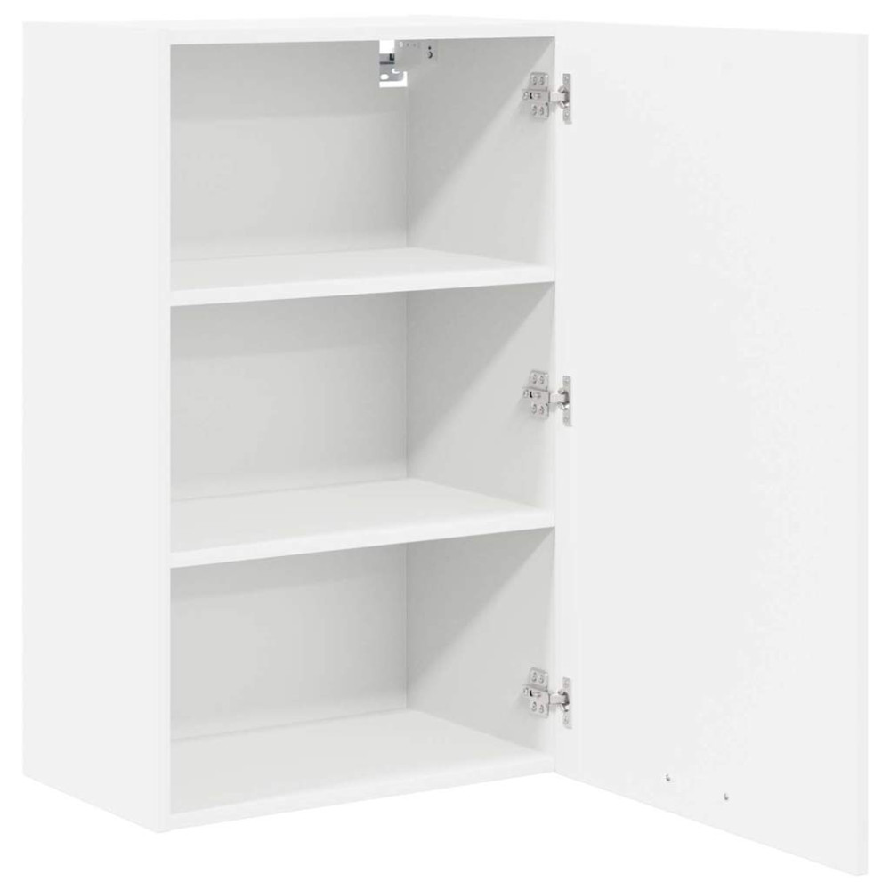 Produktbild för Hängande skåp med lagring Vit 50 x 31 x 80 cm Konstruerat trä