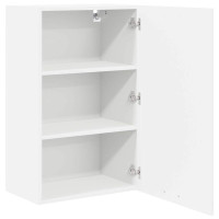 Produktbild för Hängande skåp med lagring Vit 50 x 31 x 80 cm Konstruerat trä