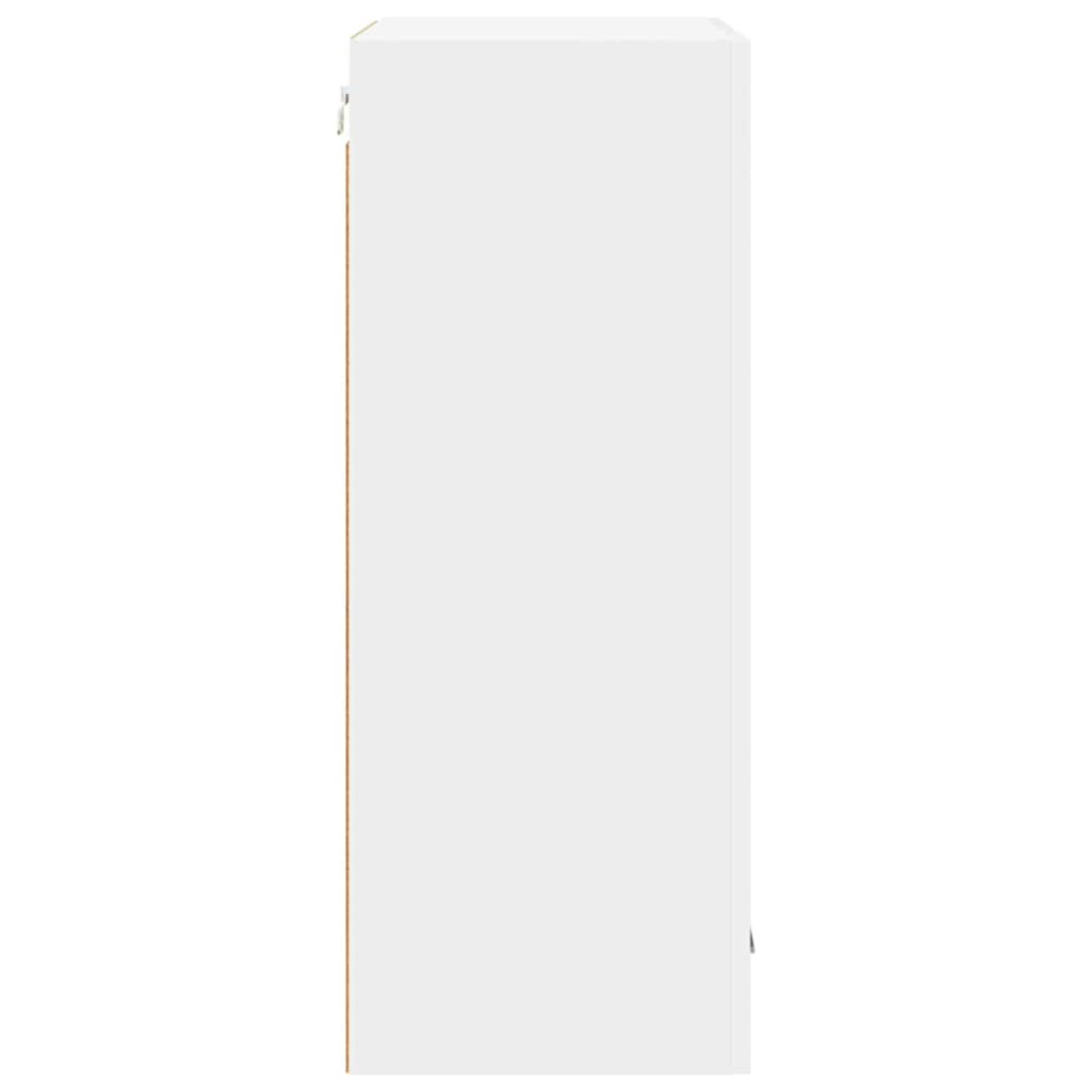 Produktbild för Hängande skåp med lagring Vit 50 x 31 x 80 cm Konstruerat trä