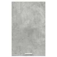 Produktbild för Hängande skåp Betonggrå och vit 50 x 31 x 80 cm Konstruerat trä