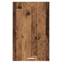 Produktbild för Hängande skåp Gamla trä och vit 50 x 31 x 80 cm Konstruerat trä