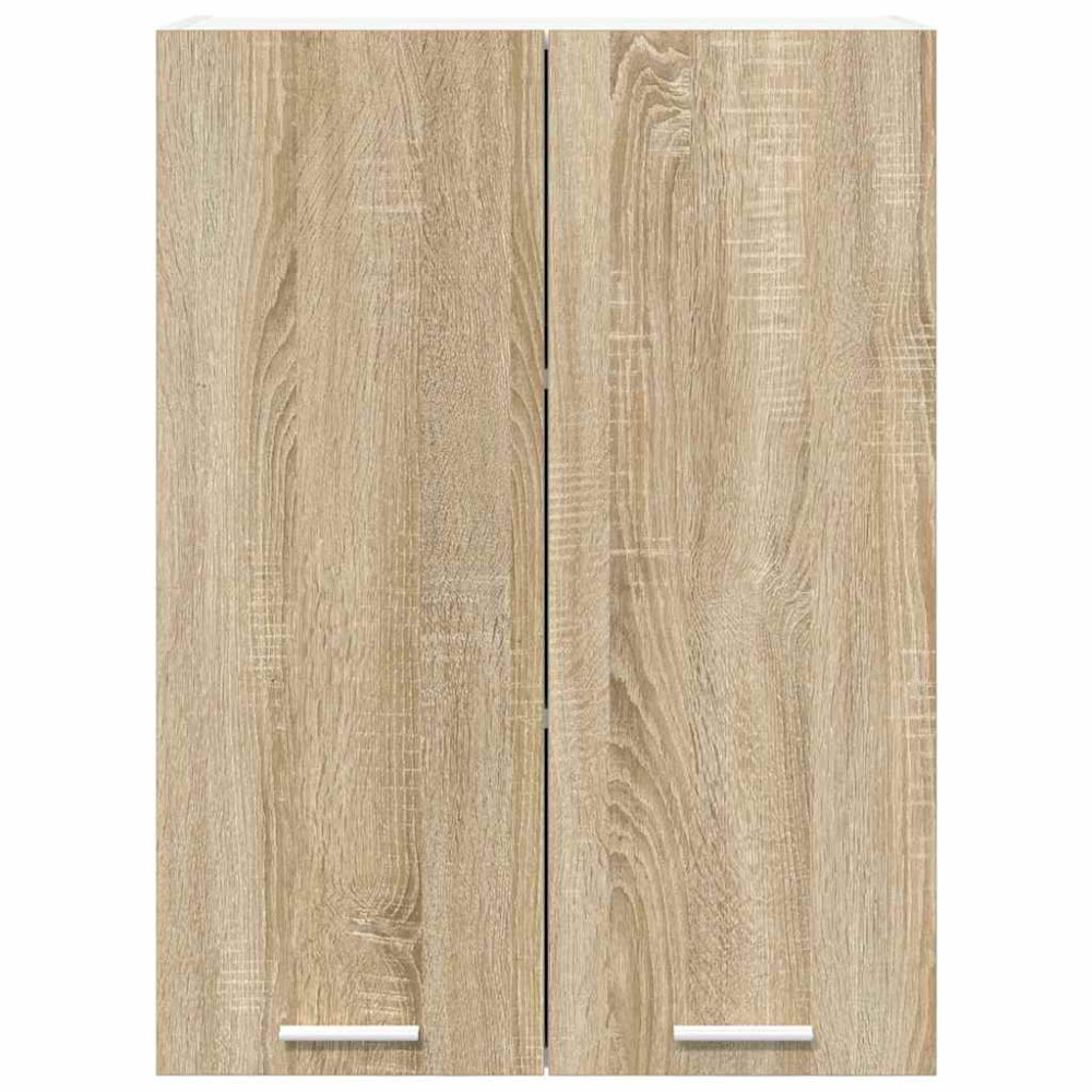 Produktbild för Hängande skåp Sonoma-ek 60 x 31 x 80 cm Konstruerat trä