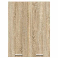 Produktbild för Hängande skåp Sonoma-ek 60 x 31 x 80 cm Konstruerat trä