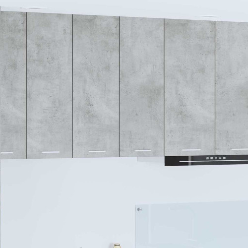 vidaXL Hängande skåp Betonggrå 60 x 31 x 80 cm Konstruerat trä