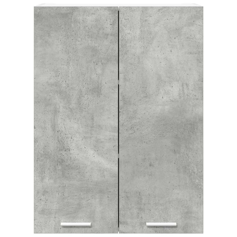 Produktbild för Hängande skåp Betonggrå 60 x 31 x 80 cm Konstruerat trä