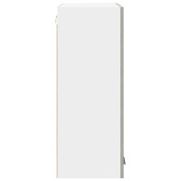 Produktbild för Hängande skåp Betonggrå 60 x 31 x 80 cm Konstruerat trä