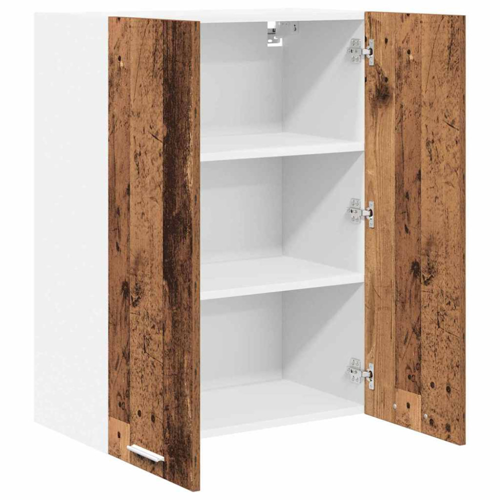 Produktbild för Hängande skåp Gammalt trä 60 x 31 x 80 cm Konstruerat trä