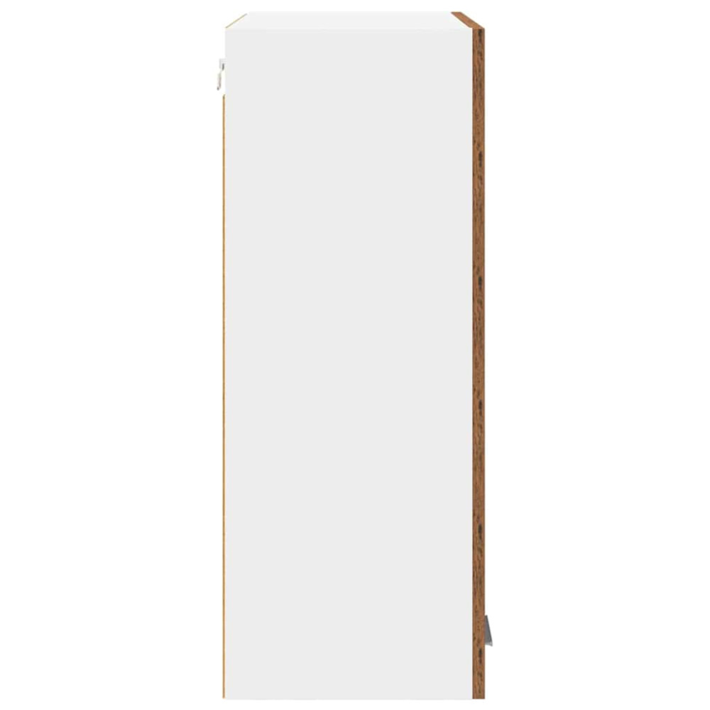 Produktbild för Hängande skåp Gammalt trä 60 x 31 x 80 cm Konstruerat trä