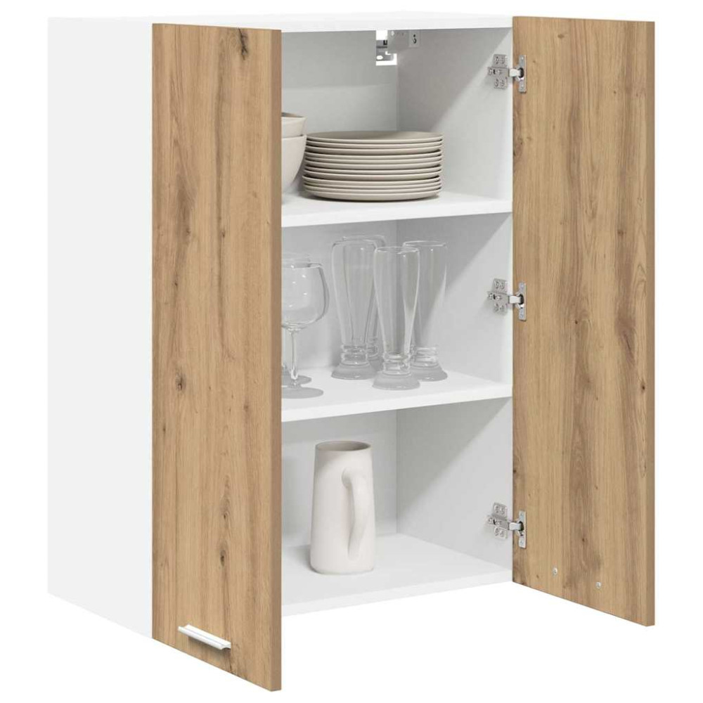Produktbild för Hängande skåp Artisan Ek 60 x 31 x 80 cm Konstruerat trä