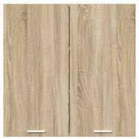 Produktbild för Hängande skåp Sonoma-ek 80 x 31 x 80 cm Konstruerat trä