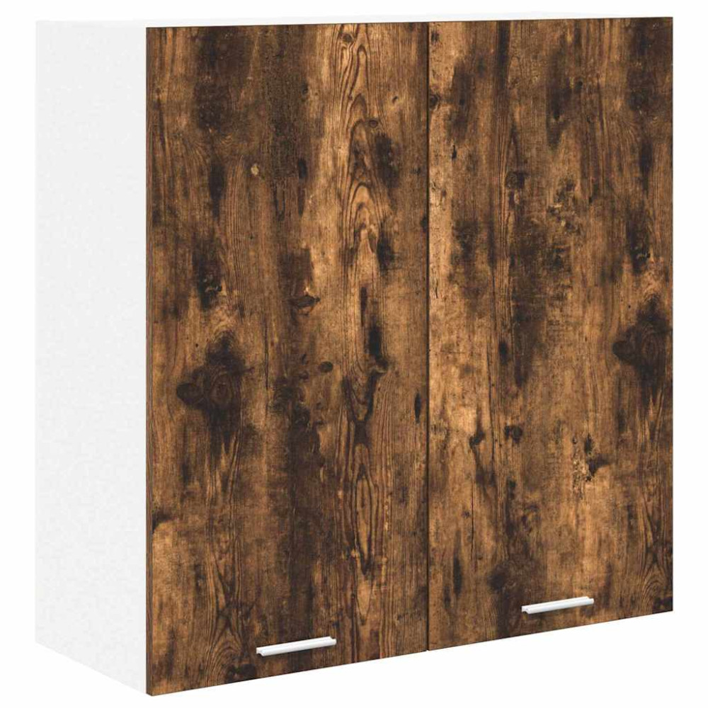 Produktbild för Hängande skåp Riga Rökt ek 80 x 31 x 80 cm Konstruerat trä