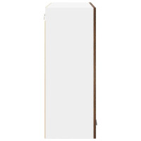 Produktbild för Hängande skåp Riga Rökt ek 80 x 31 x 80 cm Konstruerat trä
