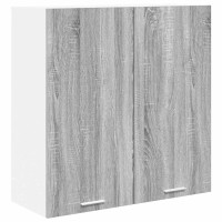 Produktbild för Hängande skåp Grå Sonoma 80 x 31 x 80 cm Konstruerat trä