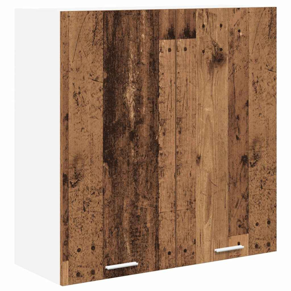 Produktbild för Hängande skåp Gammalt trä 80 x 31 x 80 cm Konstruerat trä