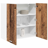 Produktbild för Hängande skåp Gammalt trä 80 x 31 x 80 cm Konstruerat trä
