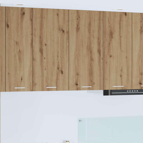 vidaXL Hängande skåp Artisan Ek 80 x 31 x 80 cm Konstruerat trä
