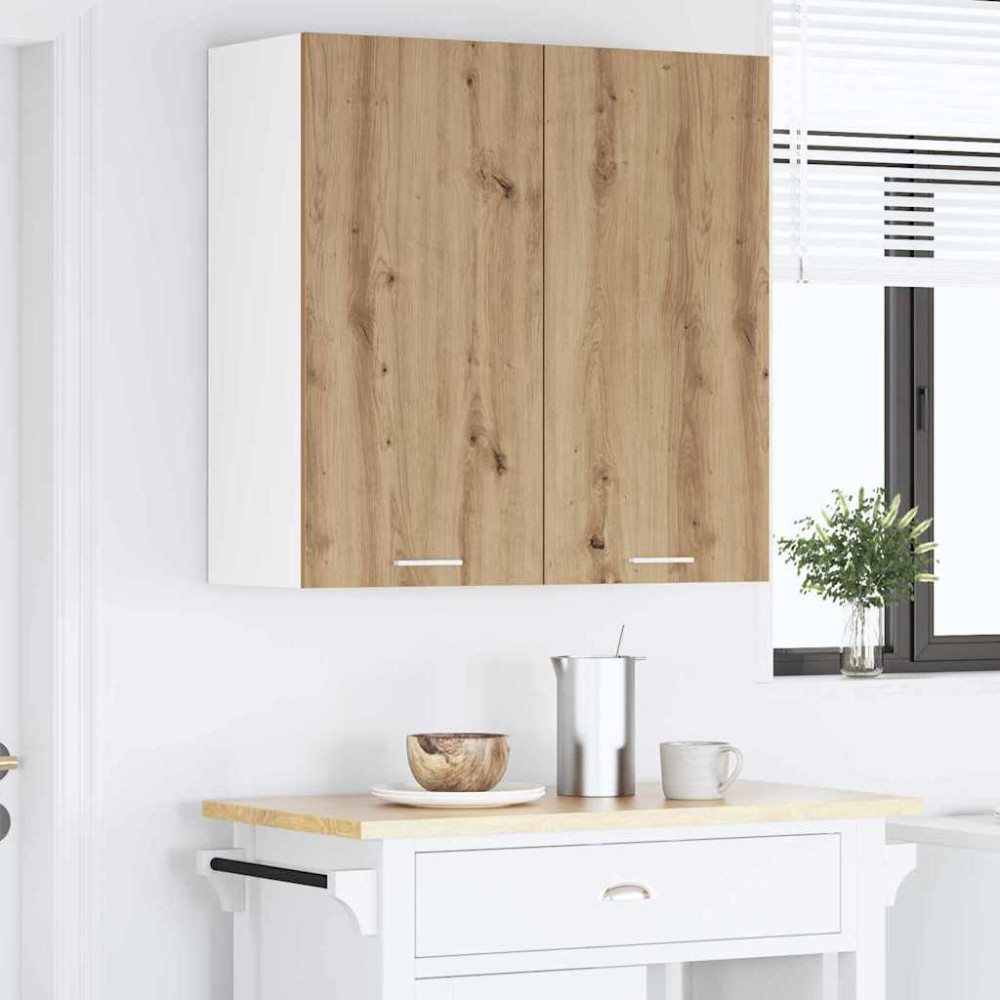 Produktbild för Hängande skåp Artisan Ek 80 x 31 x 80 cm Konstruerat trä