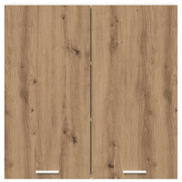 Produktbild för Hängande skåp Artisan Ek 80 x 31 x 80 cm Konstruerat trä