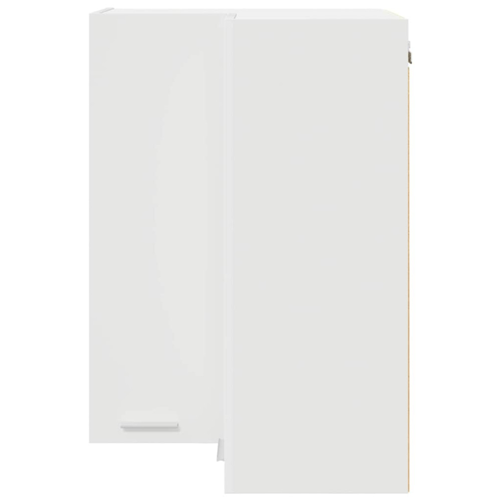 Produktbild för Hängande skåp med lagring Vit 57 x 57 x 80 cm Konstruerat trä