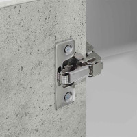 Produktbild för Hängande skåp Betonggrå och vit 57 x 57 x 80 cm Konstruerat trä