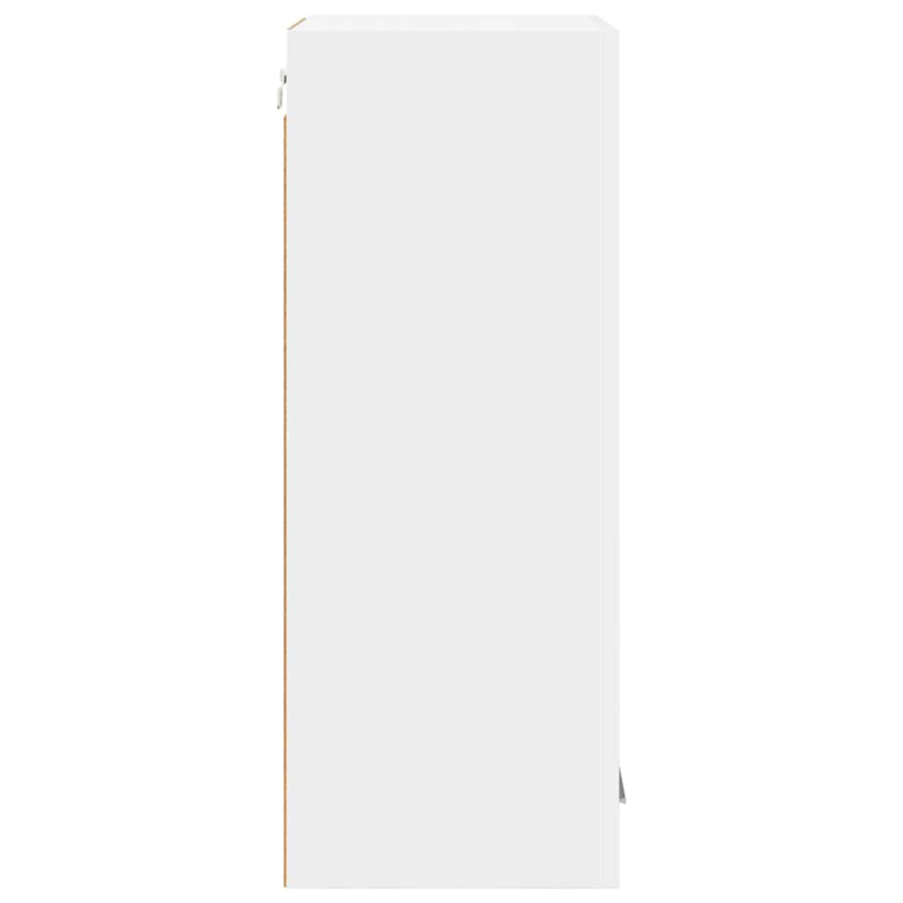 Produktbild för Hängande skåp 2 pcs Vit 40 x 31 x 80 cm Konstruerat trä