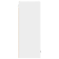Produktbild för Hängande skåp 2 pcs Vit 40 x 31 x 80 cm Konstruerat trä