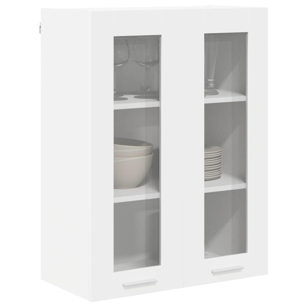 Produktbild för Hängande skåp med lagring Vit 60 x 31 x 80 cm Konstruerat trä