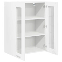 Produktbild för Hängande skåp med lagring Vit 60 x 31 x 80 cm Konstruerat trä
