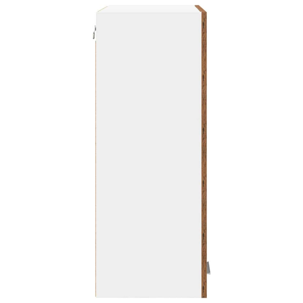 Produktbild för Hängande skåp Gammalt trä 60 x 31 x 80 cm Konstruerat trä