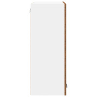 Produktbild för Hängande skåp Gammalt trä 60 x 31 x 80 cm Konstruerat trä
