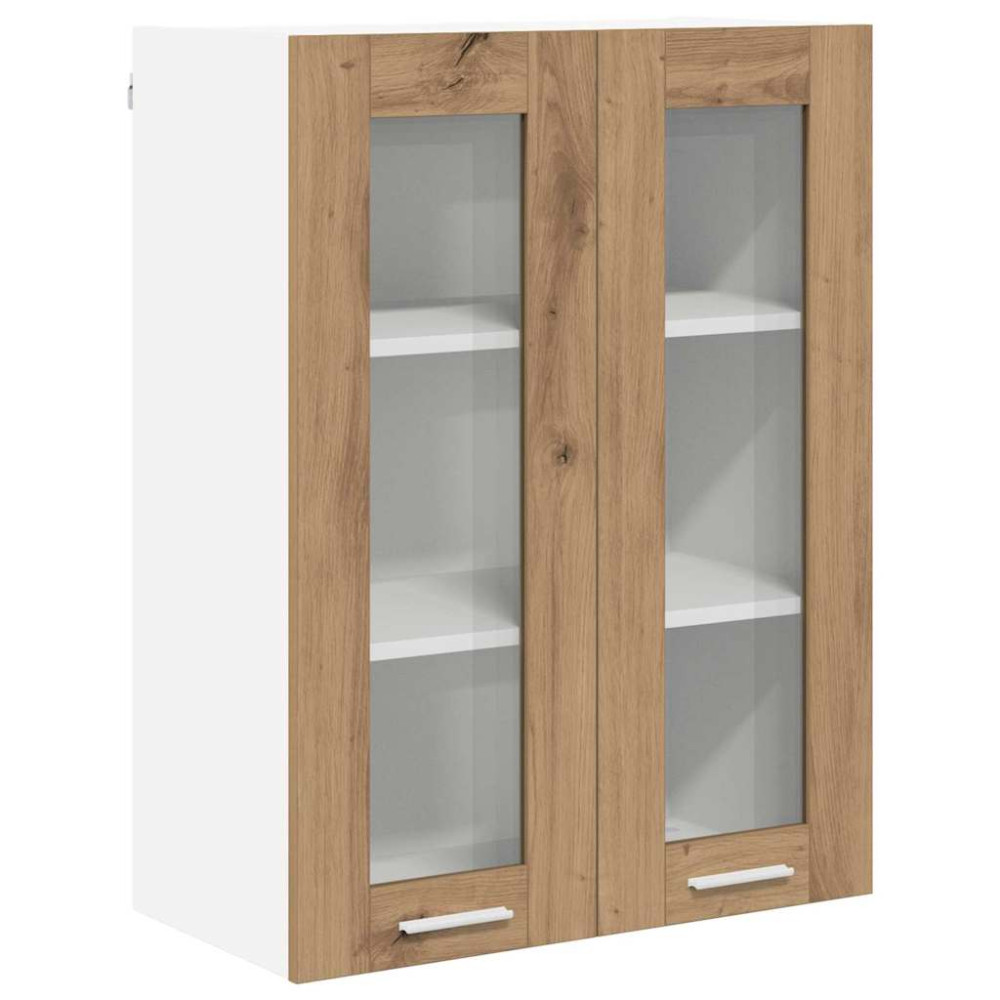 Produktbild för Hängande skåp Riga Artisan Ek 60 x 31 x 80 cm Konstruerat trä
